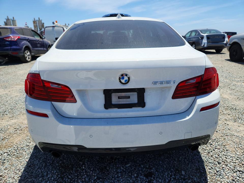 2016 BMW 5er VIN WBA5B1C5XGG553105 COPART salvage auction — FRONT END, Ca - Salvage Certificate, sold $1,600 on 2026-07-28 (photo 6)