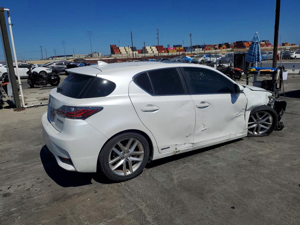 2014 Lexus Ct VIN JTHKD5BH8E2195899 COPART salvage auction — FRONT END, Ca - Salvage Certificate, sold $2,150 on 2026-07-22 (photo 3)