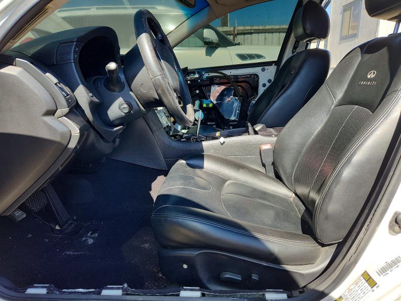2011 Infiniti G37 VIN JN1CV6AP0BM305526 COPART salvage auction — STRIPPED, CA - DLR/DIS/EXP ONLY SALVAGE TITLE, sold $200 on 2026-07-13 (photo 7)