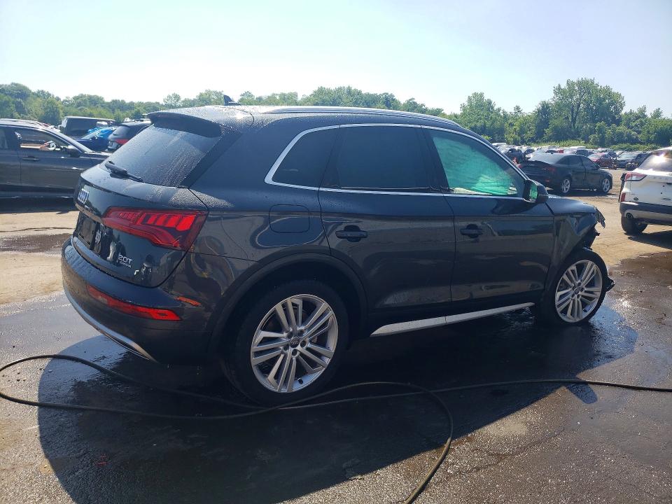 2018 Audi Q5 VIN WA1BNAFY0J2240131 COPART salvage auction — FRONT END, Ct - Cert Of Title-Salvage, sold $475 on 2026-07-28 (photo 3)