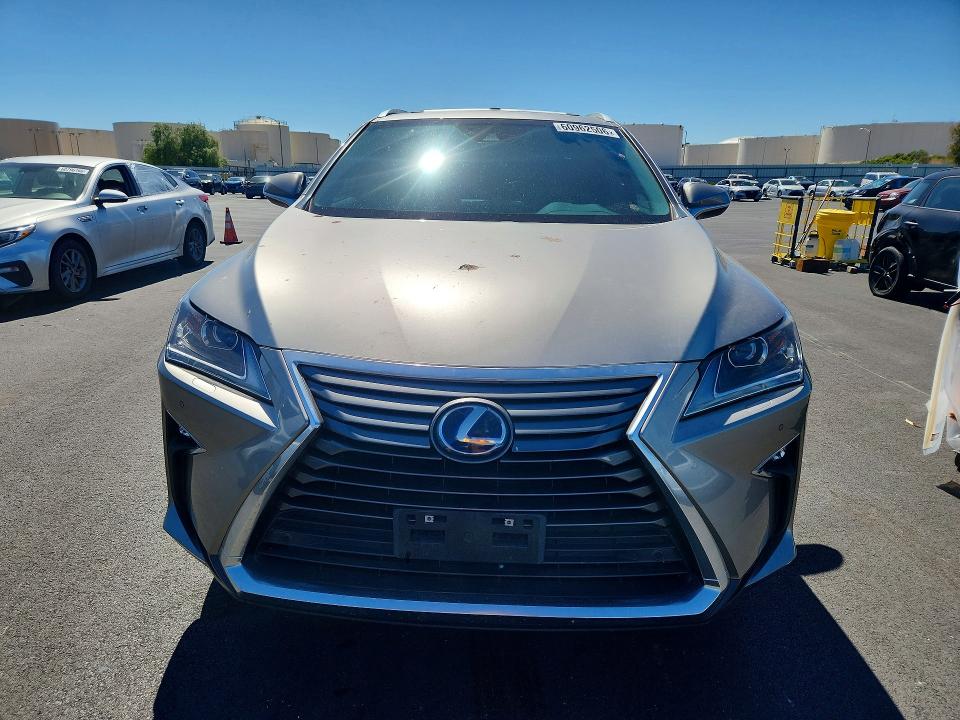 2019 Lexus Rx VIN 2T2BGMCA8KC030772 COPART salvage auction — VANDALISM, Ca - Salvage Certificate, sold $11,700 on 2026-07-27 (photo 5)