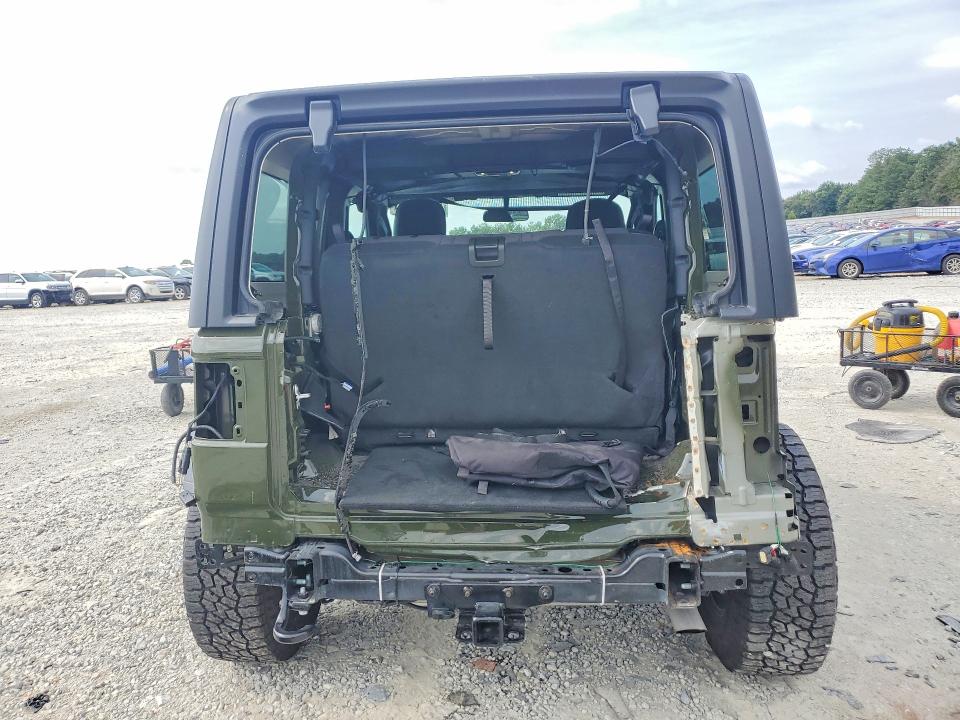 2023 Jeep Wrangler / VIN 1C4HJXAGXPW681554 COPART salvage auction — REAR END, Salvage Title, sold $550 on 2026-07-29 (photo 6)