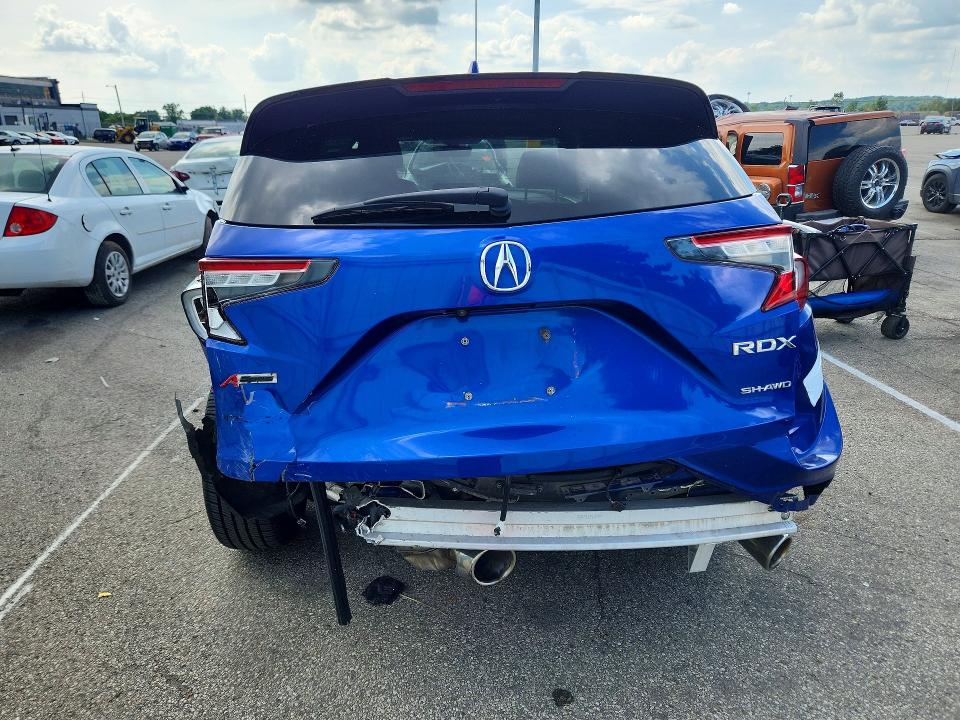 2019 Acura Rdx VIN 5J8TC2H63KL020755 COPART salvage auction — REAR END, Oh - Cert Of Title-Salvage, sold $7,000 on 2026-07-29 (photo 6)