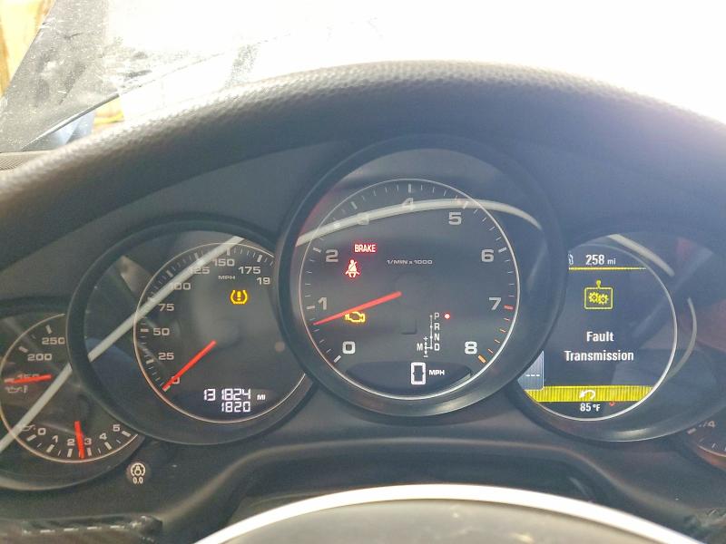 2012 Porsche Panamera VIN WP0AA2A77CL071949 COPART salvage auction — REAR END, Tn - Certificate Of Title (P), sold $5,200 on 2026-07-28 (photo 9)