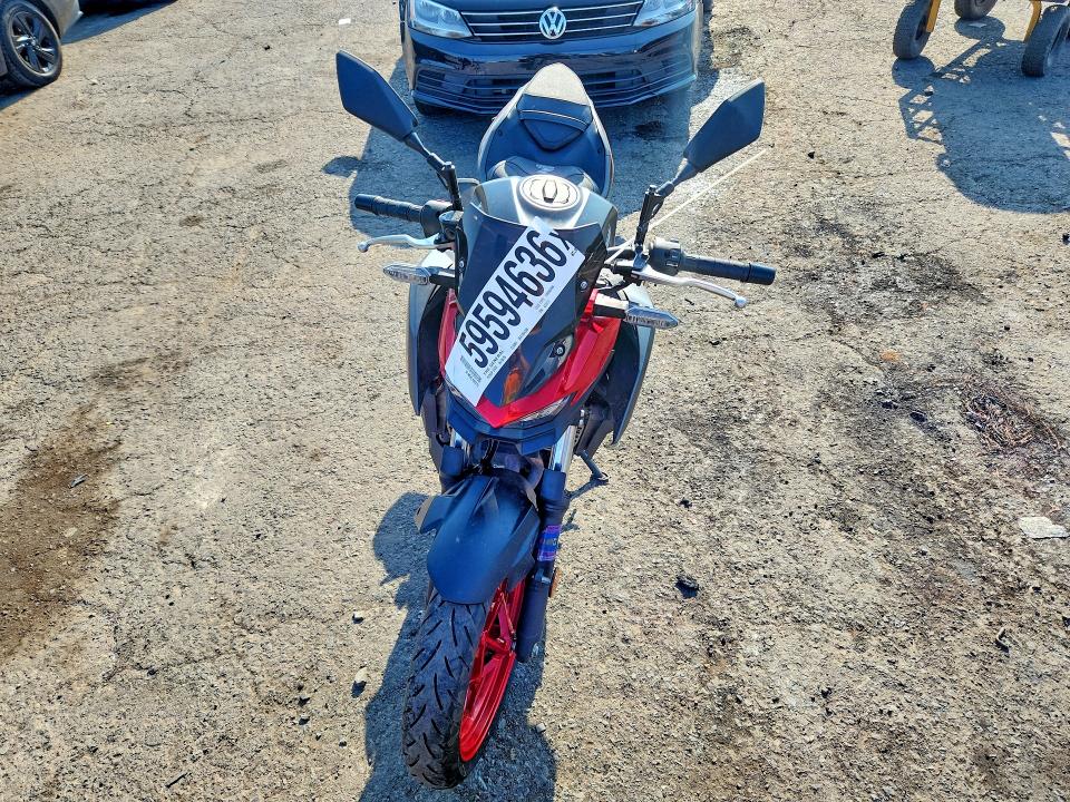 2025 Kawasaki Er500 VIN ML5ERGF15SDA37817 COPART salvage auction — FRONT END, Pa - Certificate Of Salvage, sold $700 on 2026-07-30 (photo 2)
