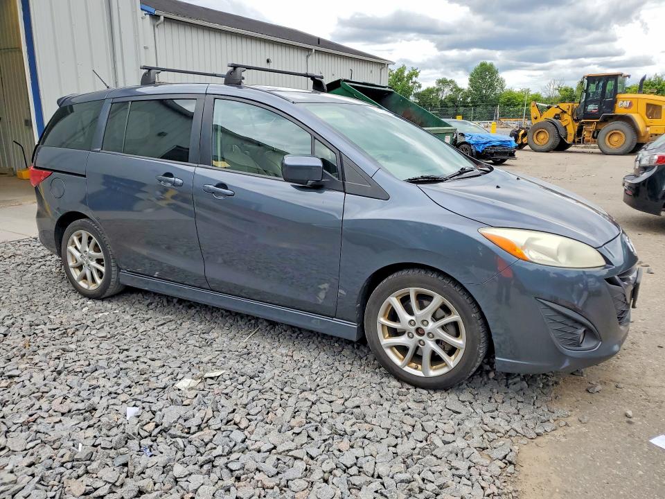 2012 Mazda 5 VIN JM1CW2DL9C0124557 COPART salvage auction — HAIL, MN - CERT OF TITLE-SALVAGE, sold $225 on 2026-07-28 (photo 4)