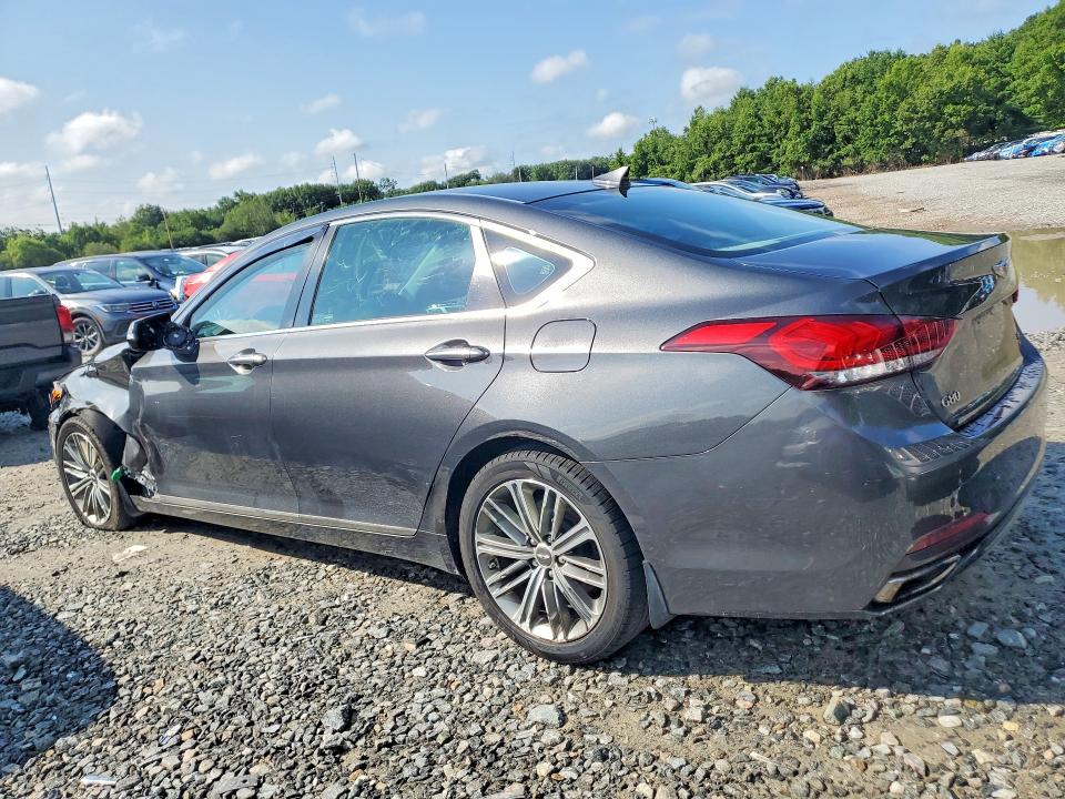 2019 Genesis G80 VIN KMHGN4JE7KU289449 COPART salvage auction — FRONT END, Ma - Cert Of Title-Salvage, sold $925 on 2026-07-29 (photo 2)
