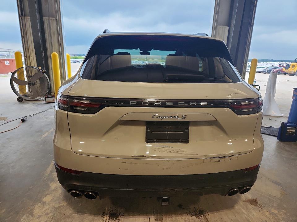 2021 Porsche Cayenne VIN WP1AB2AY0MDA28571 COPART salvage auction — REAR END, Ne - Cert Of Title-Salvage, sold $27,250 on 2026-08-18 (photo 6)