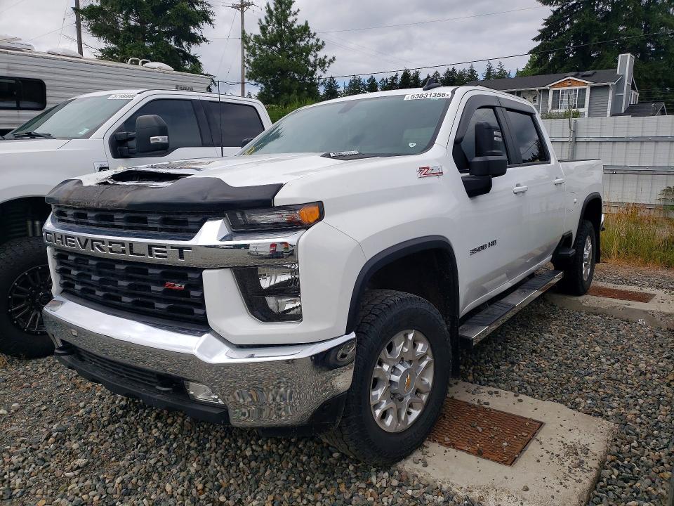 2023 Chevrolet Silverado 3500 VIN 2GC4YTEY4P1712519 COPART salvage auction — ENGINE BURN, WA - BILL OF SALE, sold $8,600 on 2026-07-28 (photo 1)