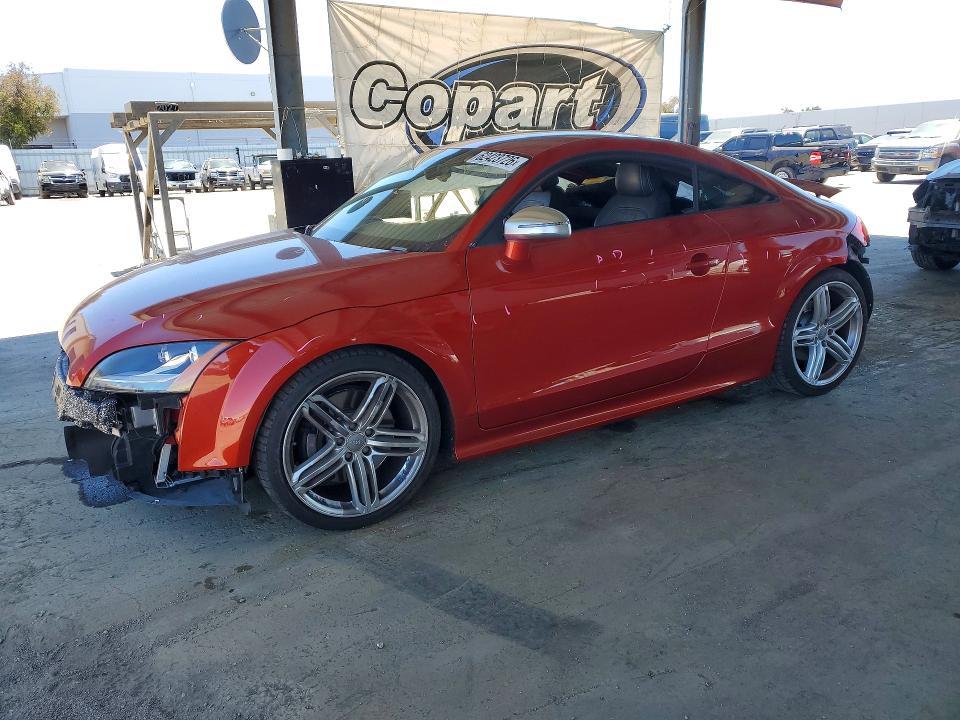 2011 Audi Tts VIN TRUB1AFK3B1022596 COPART salvage auction — FRONT END, Ca - Salvage Certificate, sold $1,150 on 2026-07-30 (photo 1)