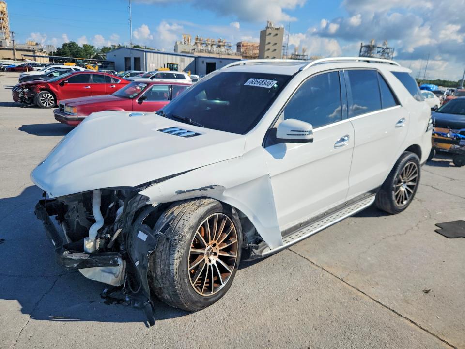 2018 Mercedes-benz Gle VIN 4JGDA5JB0JB025655 COPART salvage auction — FRONT END, La - Permit To Sell (P), sold $2,650 on 2026-07-22 (photo 1)