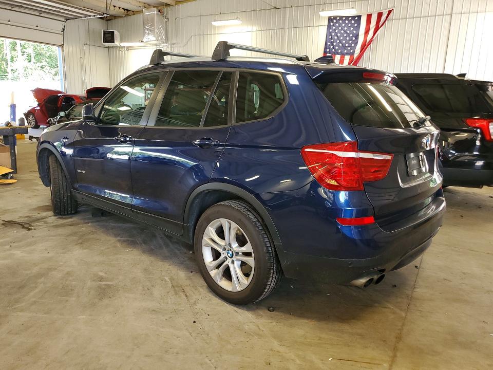 2017 BMW X3 VIN 5UXWX7C3XH0U44422 COPART salvage auction — MINOR DENT/SCRATCHES, Mn - Non Public Clean Title, sold $2,300 on 2026-07-21 (photo 2)