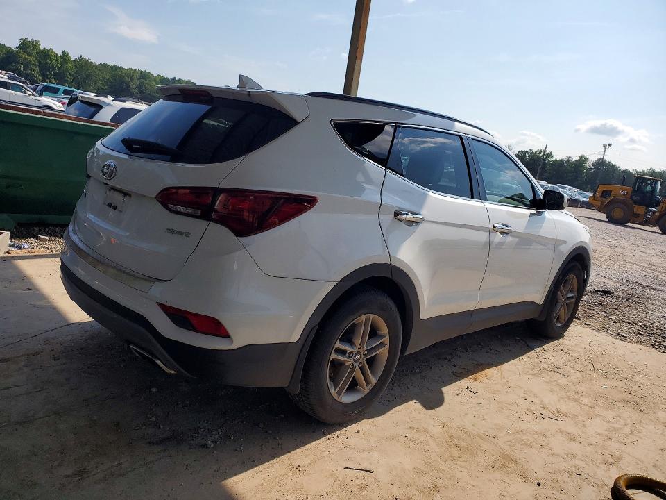 2017 Hyundai Santa fe VIN 5XYZU3LB2HG426109 COPART salvage auction — FRONT END, Mt - Certificate Of Title (P), sold $2,800 on 2026-07-28 (photo 3)