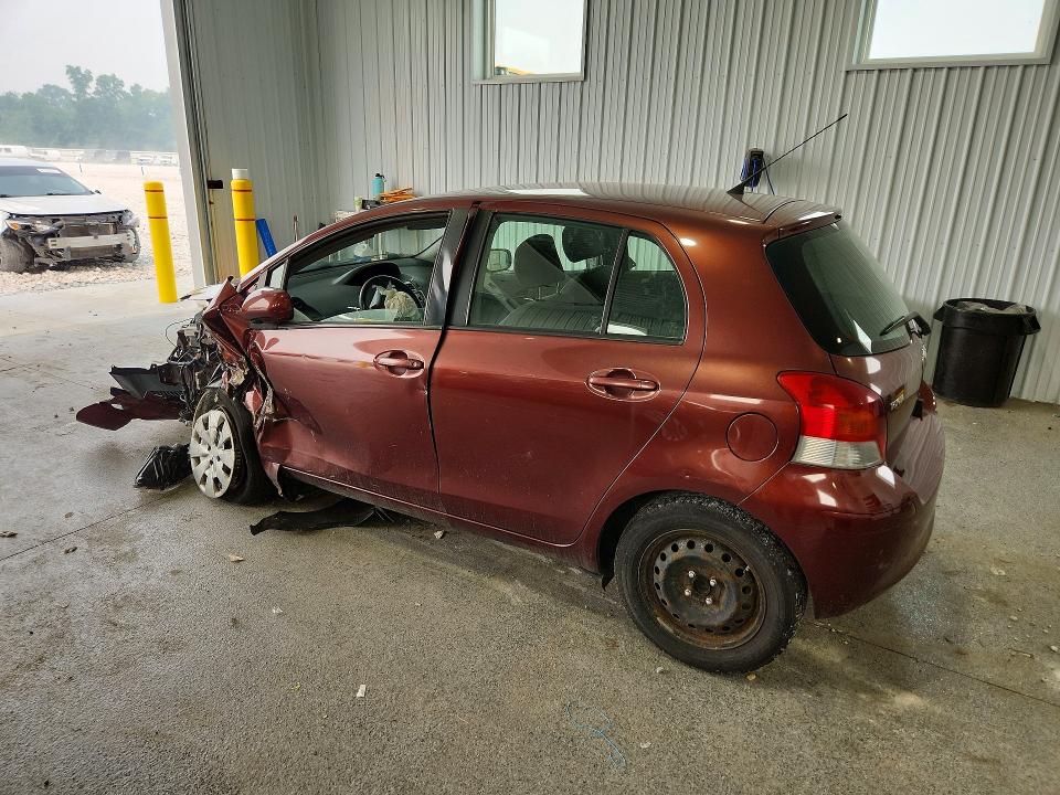 2010 Toyota Yaris VIN JTDKT4K32A5280393 COPART salvage auction — FRONT END, Oh - Cert Of Title-Salvage, sold $400 on 2026-07-28 (photo 2)