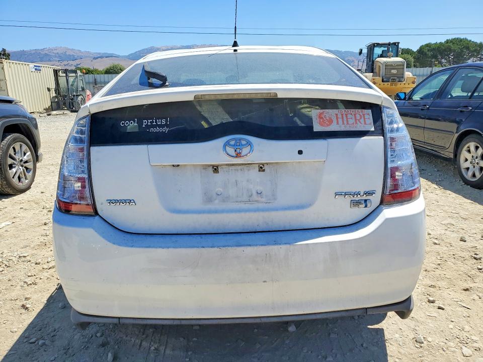 2007 Toyota Prius VIN JTDKB20U273276352 COPART salvage auction — VANDALISM, Ca - Salvage Certificate, sold $70 on 2026-07-28 (photo 6)
