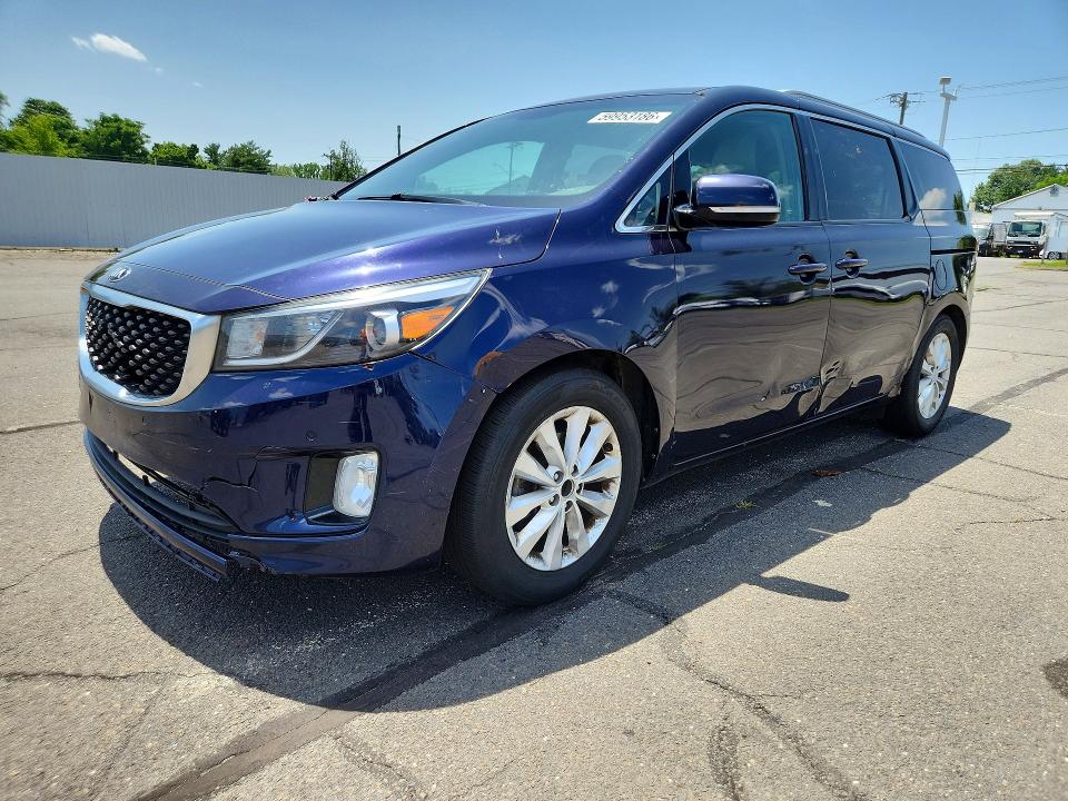 2018 Kia SEDONA VIN KNDMC5C11J6386825 COPART salvage auction — ALL OVER, WV - CERTIFICATE OF TITLE (P), sold $2,750 on 2026-07-09 (photo 1)