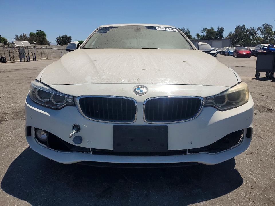 2015 BMW 4er VIN WBA4A9C58FGL85959 COPART salvage auction — VANDALISM, Ca - Salvage Certificate, sold $825 on 2026-07-23 (photo 5)
