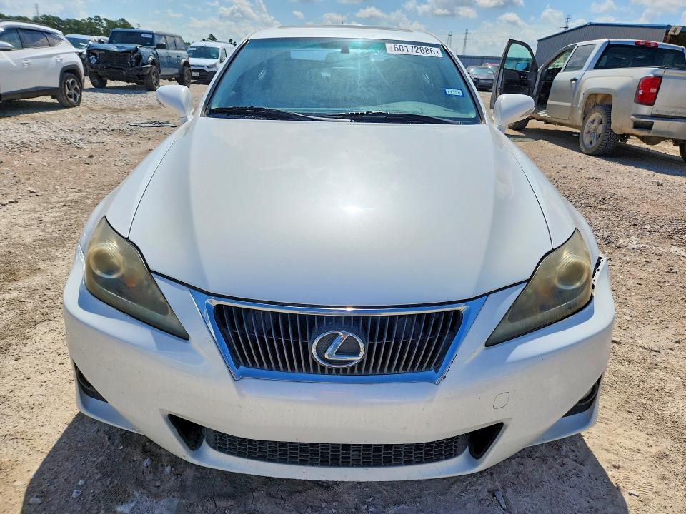 2012 Lexus Is VIN JTHBF5C29C5182496 COPART salvage auction — REAR END, TX - SALVAGE VEHICLE TITLE, sold $725 on 2026-07-28 (photo 5)