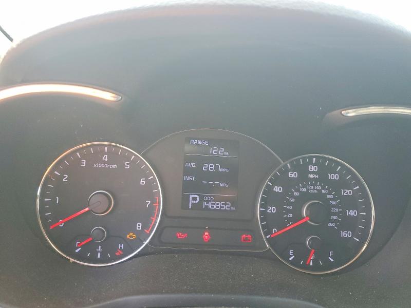 2016 Kia VIN KNAFK4A6XG5611629 COPART salvage auction — WATER/FLOOD, Sc - Cert Of Title-Salvage Water, sold $550 on 2026-07-31 (photo 9)