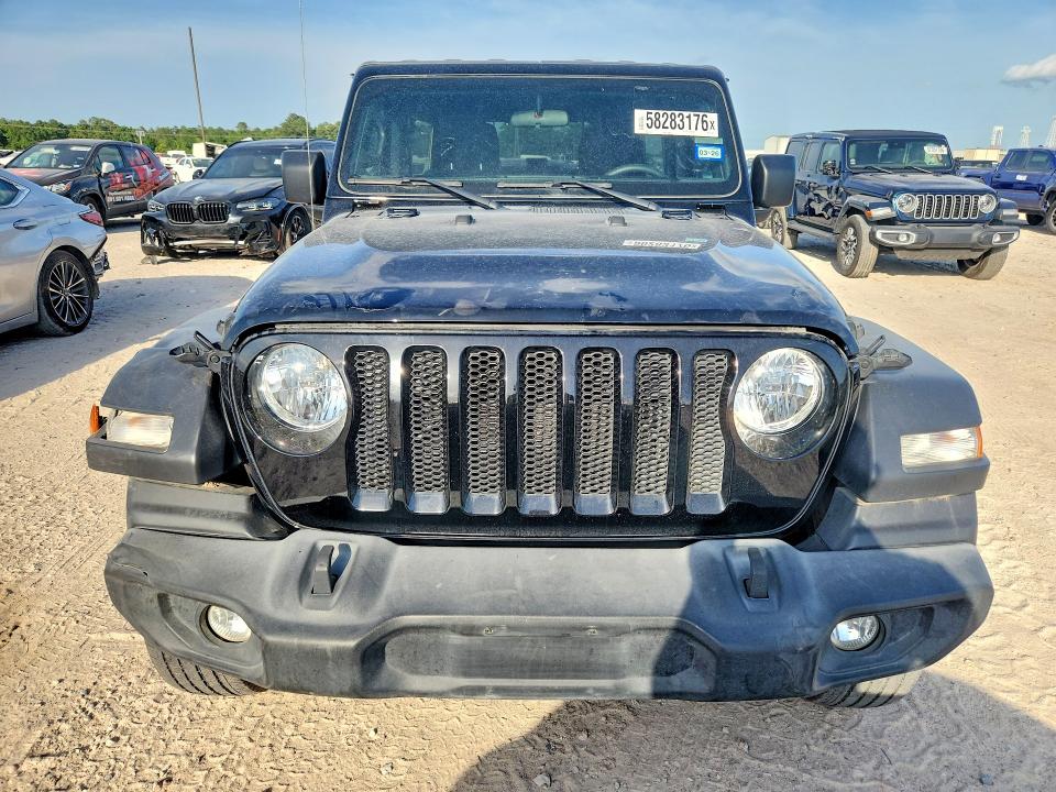 2023 Jeep Wrangler / VIN 1C4HJXDG4PW657343 COPART salvage auction — REAR END, Tx - Salvage Vehicle Title, sold $17,700 on 2026-07-28 (photo 5)