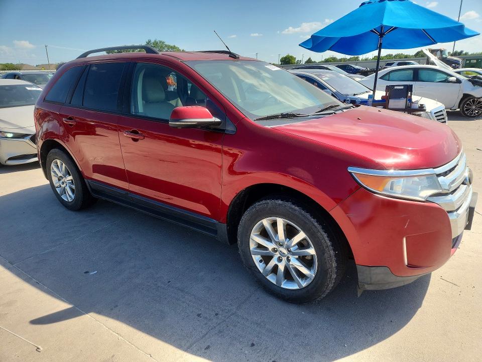 2013 Ford Edge VIN 2FMDK3J94DBB37016 COPART salvage auction — MINOR DENT/SCRATCHES, TX - CERT OF TITLE-REBUILT SALVAGE, sold $900 on 2026-07-09 (photo 4)