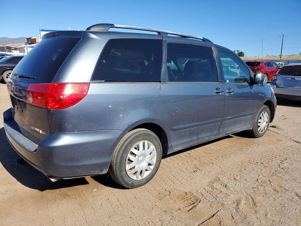 2008 Toyota Sienna VIN 5TDZK23C18S194775 COPART salvage auction — FRONT END, Co - Dis/Dlr/Exp Only Clean Title, sold $350 on 2026-07-20 (photo 3)