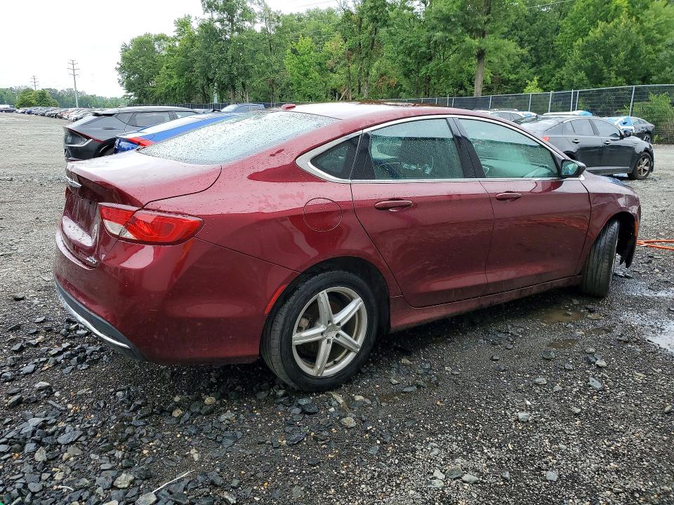 2016 Chrysler 200 VIN 1C3CCCAB2GN166611 COPART salvage auction — FRONT END, VA - CERTIFICATE OF TITLE, sold $200 on 2026-07-30 (photo 3)