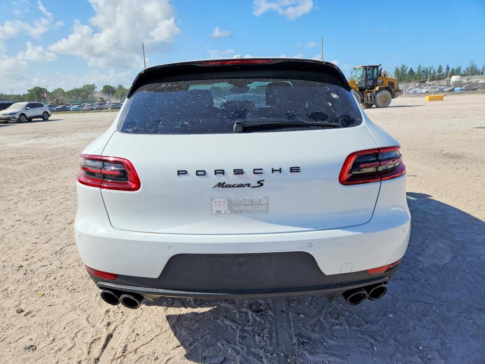 2018 Porsche Macan VIN WP1AB2A57JLB30800 COPART salvage auction — FRONT END, Fl - Cert Of Title Slvg Rebuildable, sold $8,400 on 2026-08-20 (photo 6)