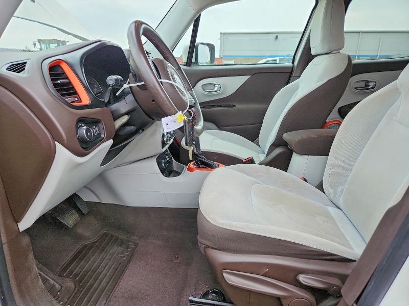 2015 Jeep Renegade VIN ZACCJBBT5FPB40917 COPART salvage auction — FRONT END, Ct - Cert Of Title-Salvage, sold $700 on 2026-07-31 (photo 7)