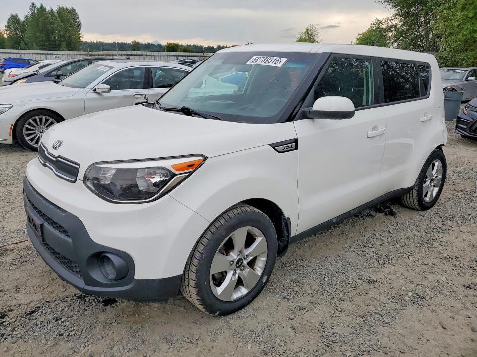 2018 Kia Soul VIN KNDJN2A27J7569955 COPART salvage auction — REAR END, Salvage Title, sold $1,450 on 2026-07-27 (photo 1)