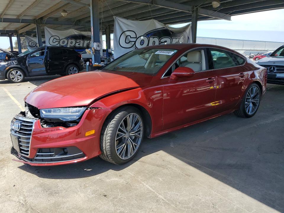 2018 Audi A7 VIN WAU23BFC6JN016542 — COPART salvage auction photo