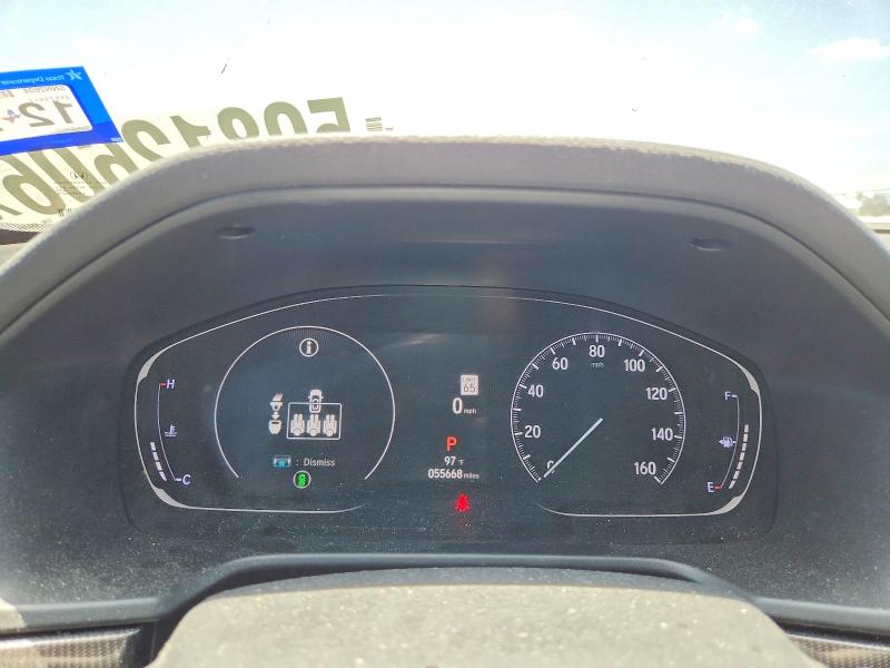 2022 Honda Accord VIN 1HGCV1F38NA058284 COPART salvage auction — REAR END, Tx - Salvage Vehicle Title, sold $9,300 on 2026-08-27 (photo 9)