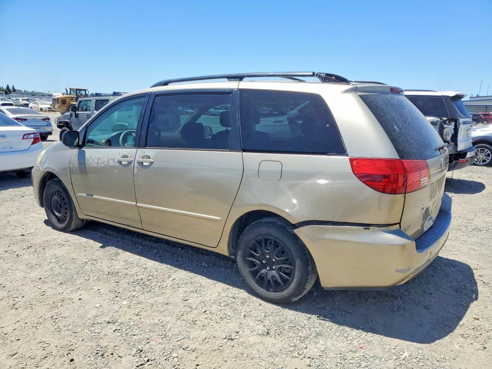 2004 Toyota Sienna VIN 5TDZA23C24S106636 COPART salvage auction — REAR END, CA - SALVAGE CERTIFICATE, sold $400 on 2026-07-28 (photo 2)