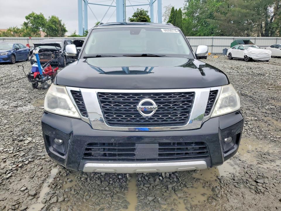 2017 Nissan Armada VIN JN8AY2NE7H9706567 COPART salvage auction — MECHANICAL, Nj - Certificate Of Title, sold $2,650 on 2026-07-13 (photo 5)