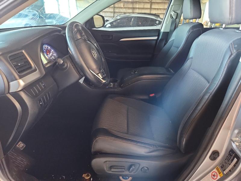 2015 Toyota Highlander VIN 5TDZKRFH6FS082602 COPART salvage auction — FRONT END, Az - Cert Of Title - Salvage, sold $3,700 on 2026-07-15 (photo 7)
