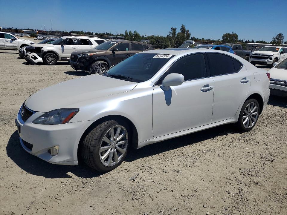 2007 Lexus Is 250 VIN JTHCK262975008203 COPART salvage auction — FRONT END, Ca - Salvage Certificate, sold $825 on 2026-07-23 (photo 1)