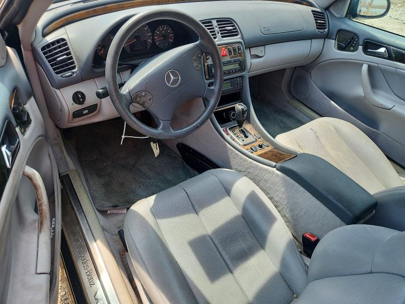 2003 Mercedes-benz Clk-klasse VIN WDBLK70G23T138377 COPART salvage auction — FRONT END, Md - Cert Of Salvage > 75% Damage, sold $525 on 2026-07-28 (photo 9)
