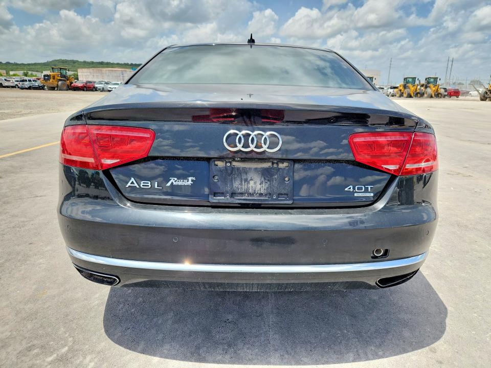 2014 Audi A8 VIN WAUR2AFD7EN006791 COPART salvage auction — FRONT END, Ok - Certificate Of Title, sold $1,150 on 2026-07-24 (photo 6)