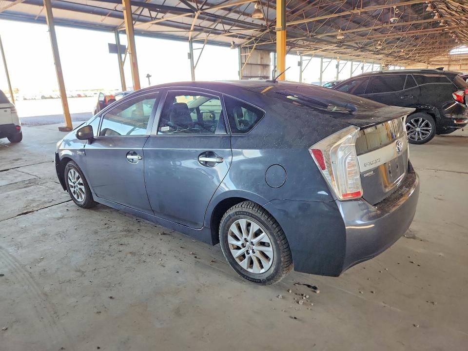 2012 Toyota Prius VIN JTDKN3DP6C3014894 COPART salvage auction — FRONT END, Az - Certificate Of Title, sold $4,350 on 2026-07-29 (photo 2)