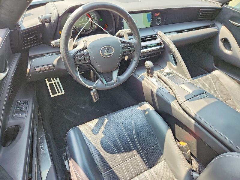 2019 Lexus Lc VIN JTHHP5AY8KA006298 COPART salvage auction — FRONT END, IL - SALVAGE CERTIFICATE, sold $35,000 on 2026-09-14 (photo 8)