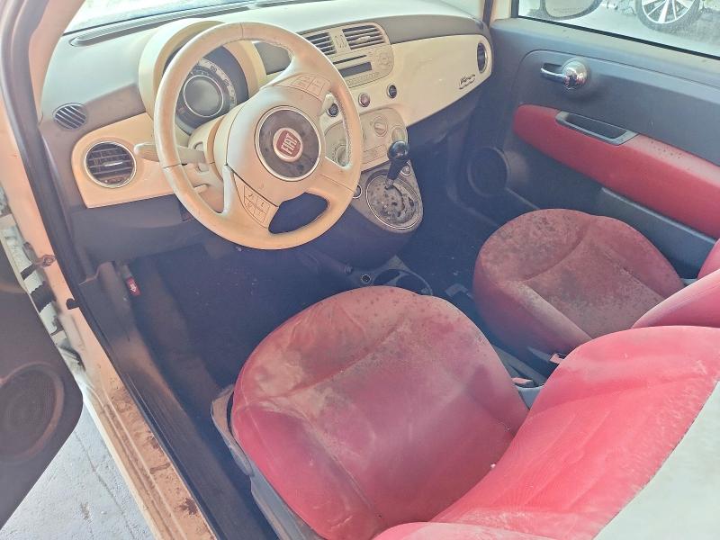 2012 Fiat 500 VIN 3C3CFFAR3CT343649 COPART salvage auction — NORMAL WEAR, AZ - CERTIFICATE OF TITLE, sold $475 on 2026-07-29 (photo 8)