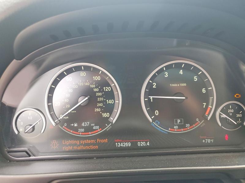 2015 BMW 5er VIN WBA5B3C59FD544004 COPART salvage auction — UNDERCARRIAGE, Oh - Cert Of Title-Salvage, sold $900 on 2026-08-19 (photo 9)
