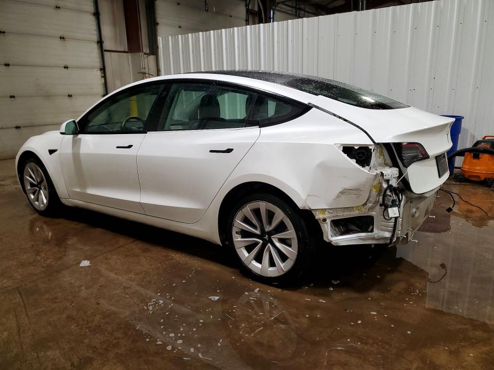 2022 Tesla Model 3 VIN 5YJ3E1EA9NF371138 COPART salvage auction — REAR END, Va - Certificate Of Title, sold $2,600 on 2026-07-22 (photo 2)