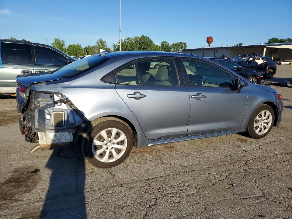 2020 Toyota Corolla VIN JTDEPRAE9LJ021654 COPART salvage auction — REAR END, Ny - Mv-907A Salvage Certificate, sold $3,100 on 2026-07-28 (photo 3)