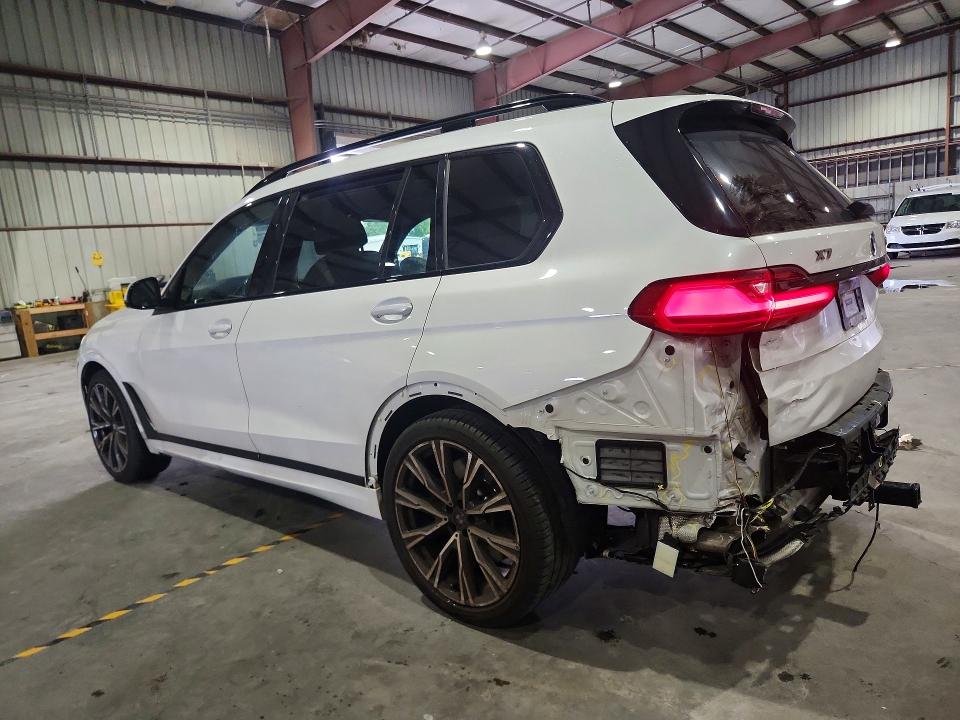 2022 BMW X7 VIN 5UXCX6C02N9J96015 COPART salvage auction — REAR END, Fl - Cert Of Title Slvg Rebuildable, sold $25,500 on 2026-07-27 (photo 2)