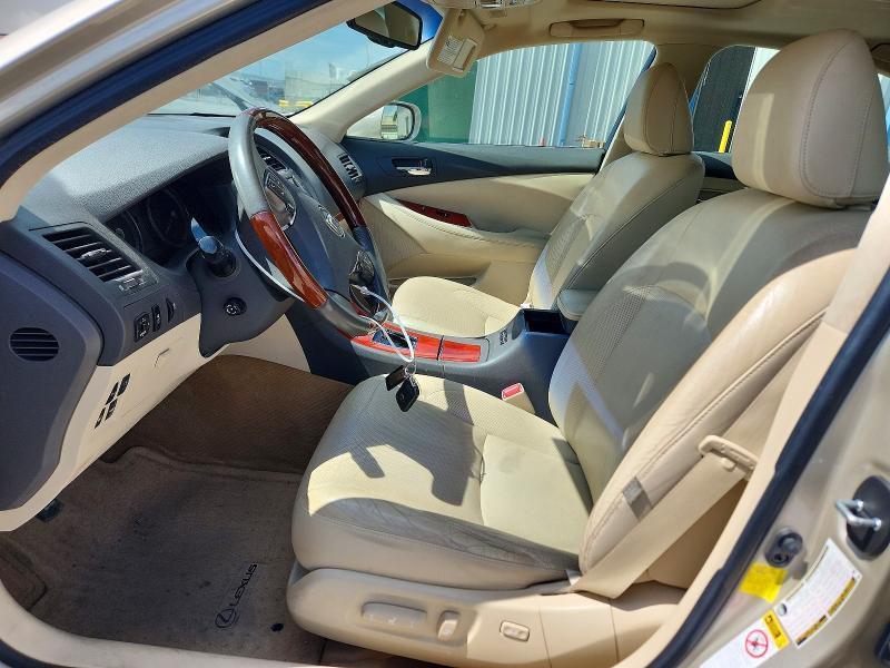2011 Lexus ES VIN JTHBK1EG1B2459316 COPART salvage auction — FRONT END, Ok - Cert Of Title-Salvage, sold $4,850 on 2026-07-22 (photo 7)