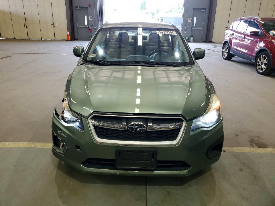 2014 Subaru Impreza VIN JF1GJAC65EH018283 COPART salvage auction — FRONT END, MA - CERT OF TITLE-SALVAGE, sold $525 on 2026-07-16 (photo 5)