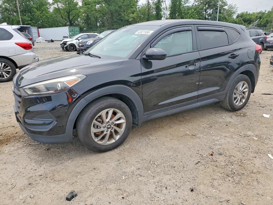 2016 Hyundai Tucson VIN KM8J23A4XGU182175 COPART salvage auction — VANDALISM, Md - Certificate Of Title, sold $100 on 2026-07-28 (photo 1)