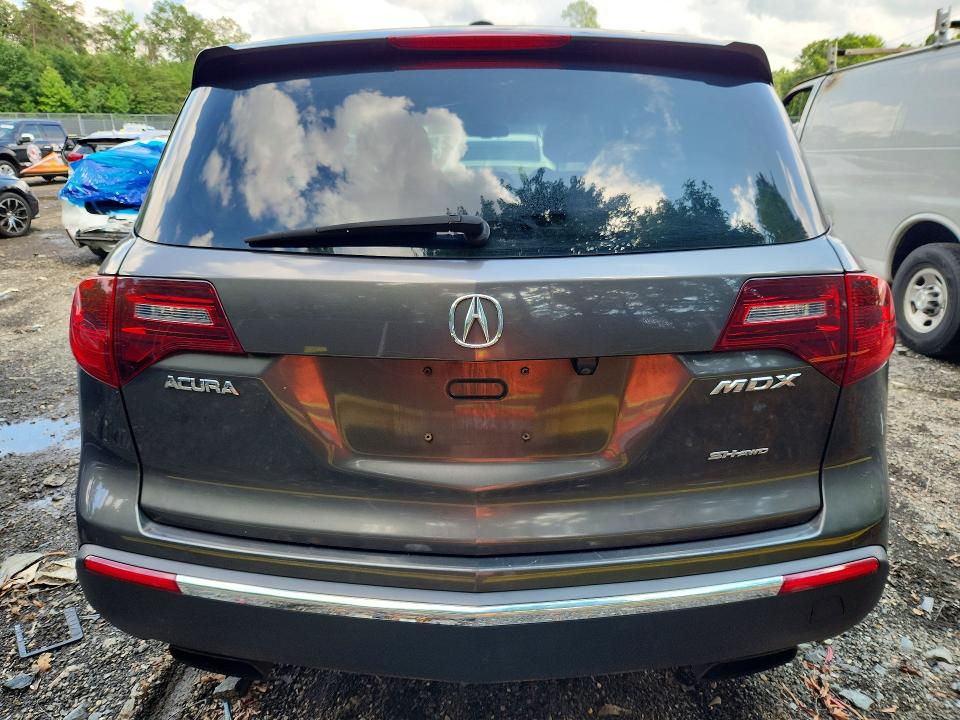 2012 Acura Mdx VIN 2HNYD2H3XCH540063 COPART salvage auction — FRONT END, Md - Cert Of Salvage > 75% Damage, sold $400 on 2026-07-31 (photo 6)