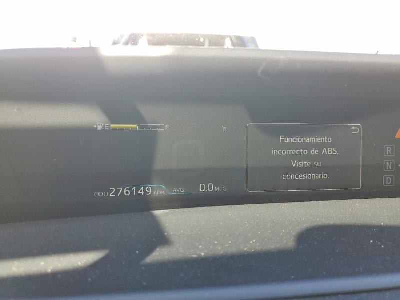 2016 Toyota Prius VIN JTDKBRFU7G3523669 COPART salvage auction — FRONT END, Ca - Salvage Certificate, sold $900 on 2026-07-30 (photo 9)